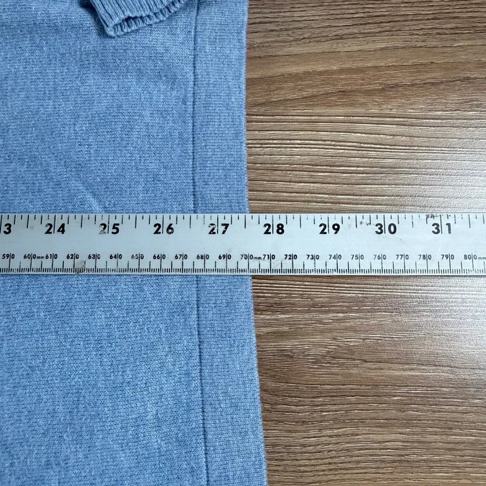 Tommy Bahama V-Neck Sweater Mens XL Blue Cotton Cashmere Blend Long Sleeve